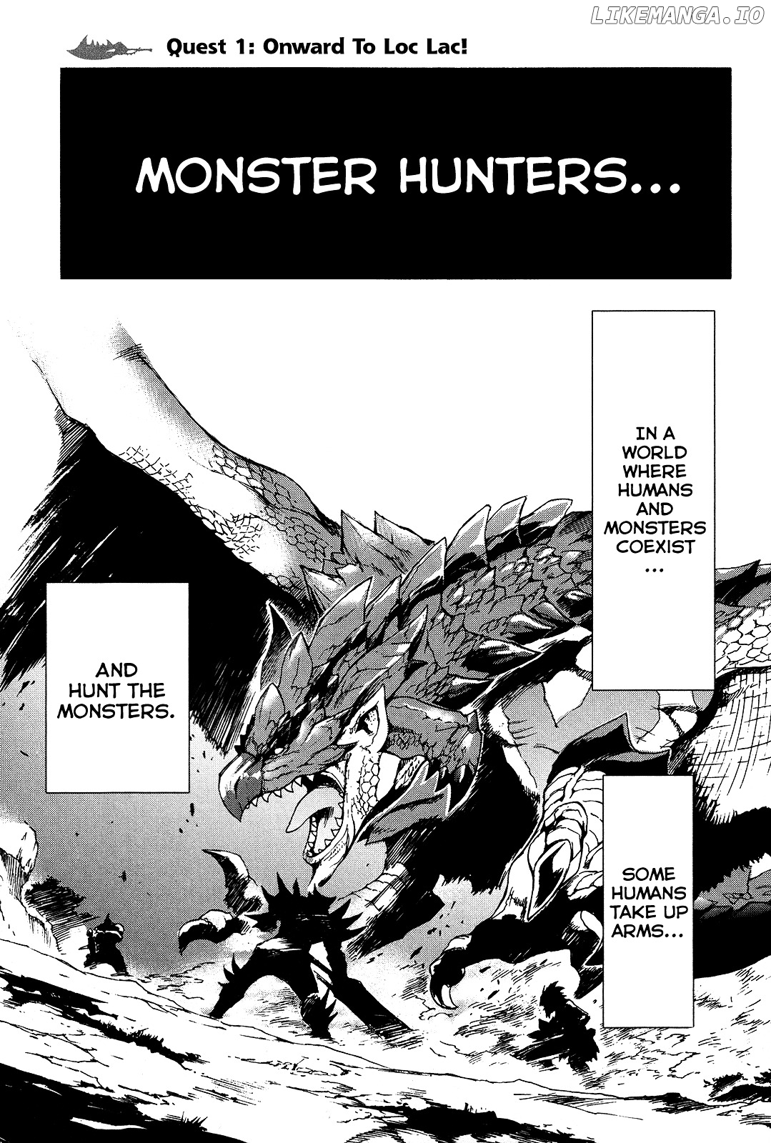 Monster Hunter - Senkou no Kariudo chapter 1 - page 2