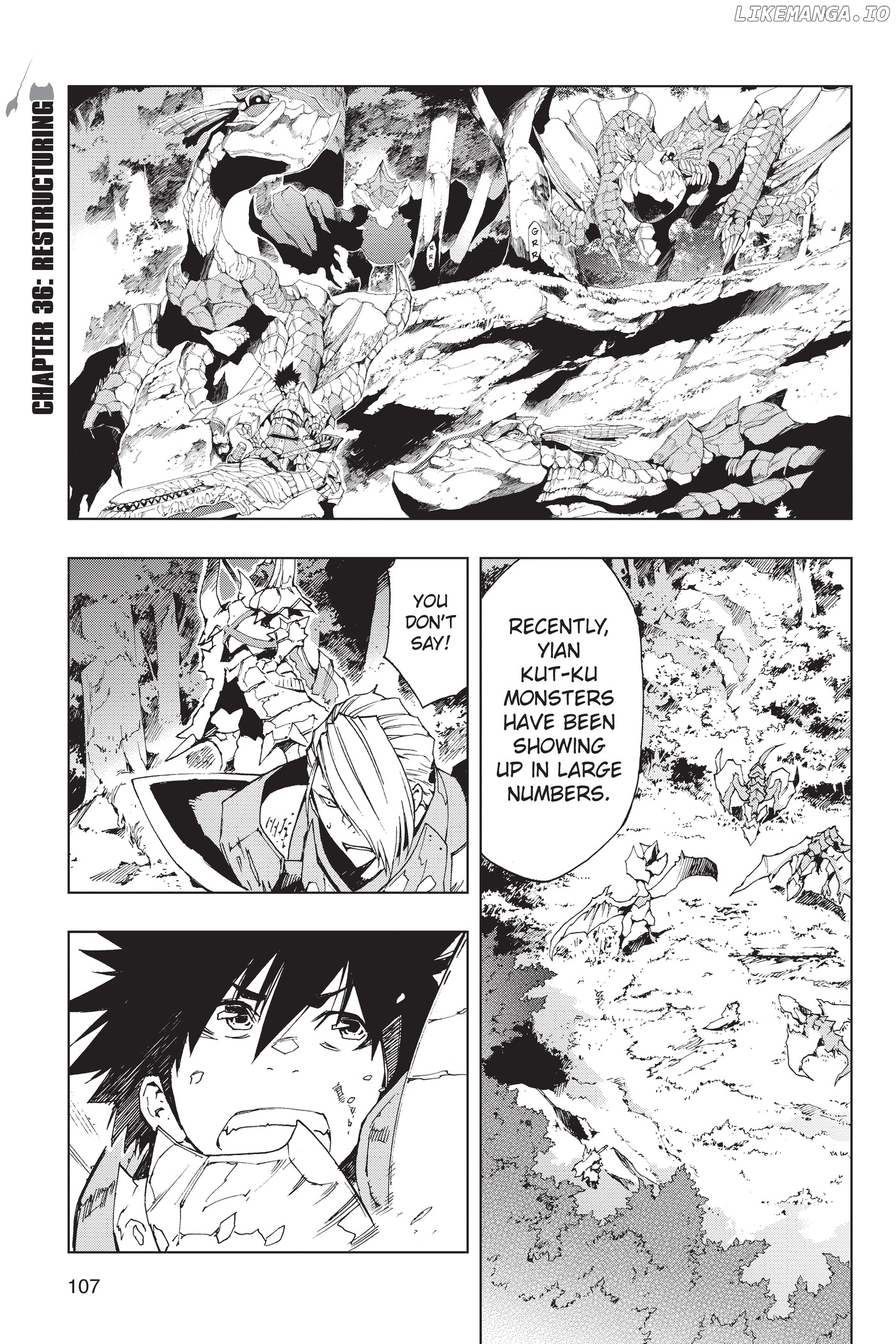 Monster Hunter - Senkou no Kariudo chapter 36 - page 1