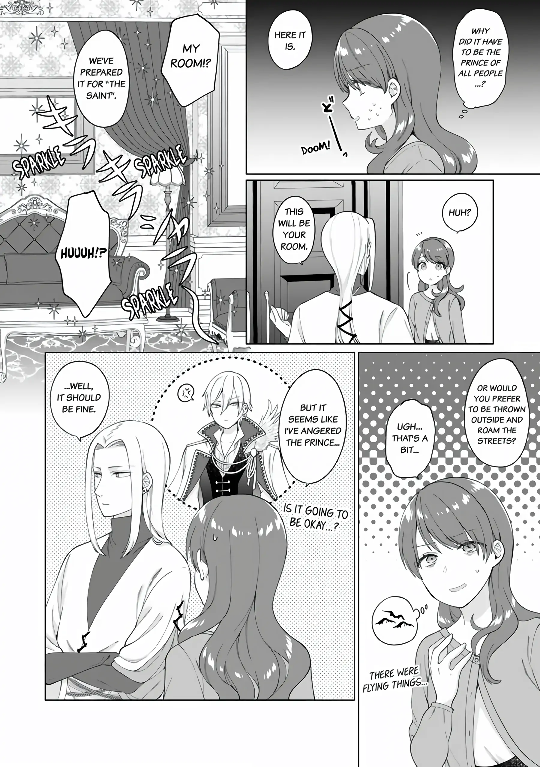I'm a (Fake) Saint Who Was Summoned to Another World, But Apparently I'm Fated to Die If I Don't Marry the Prince Chapter 1 - page 25