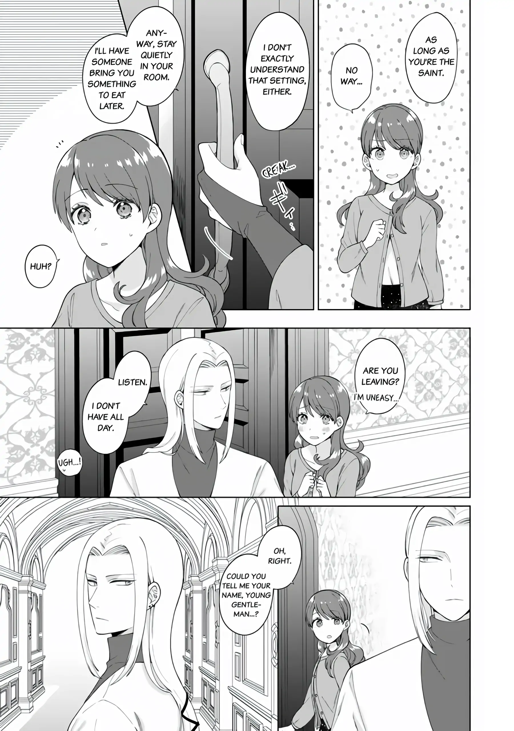 I'm a (Fake) Saint Who Was Summoned to Another World, But Apparently I'm Fated to Die If I Don't Marry the Prince Chapter 1 - page 26