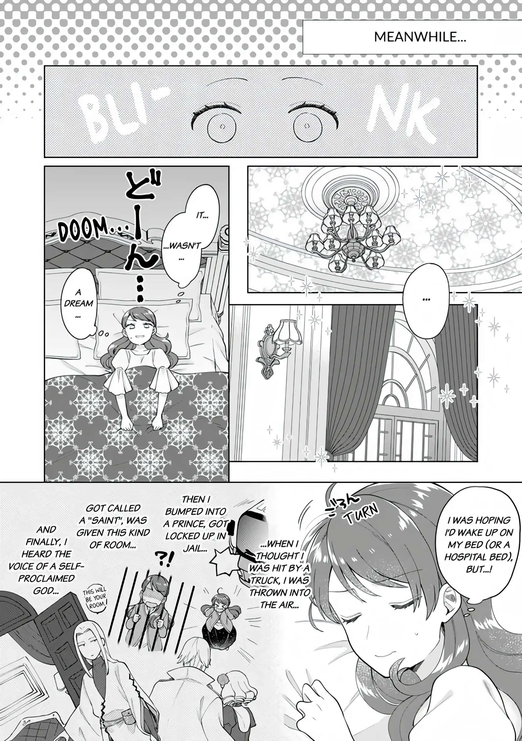I'm a (Fake) Saint Who Was Summoned to Another World, But Apparently I'm Fated to Die If I Don't Marry the Prince Chapter 2 - page 2