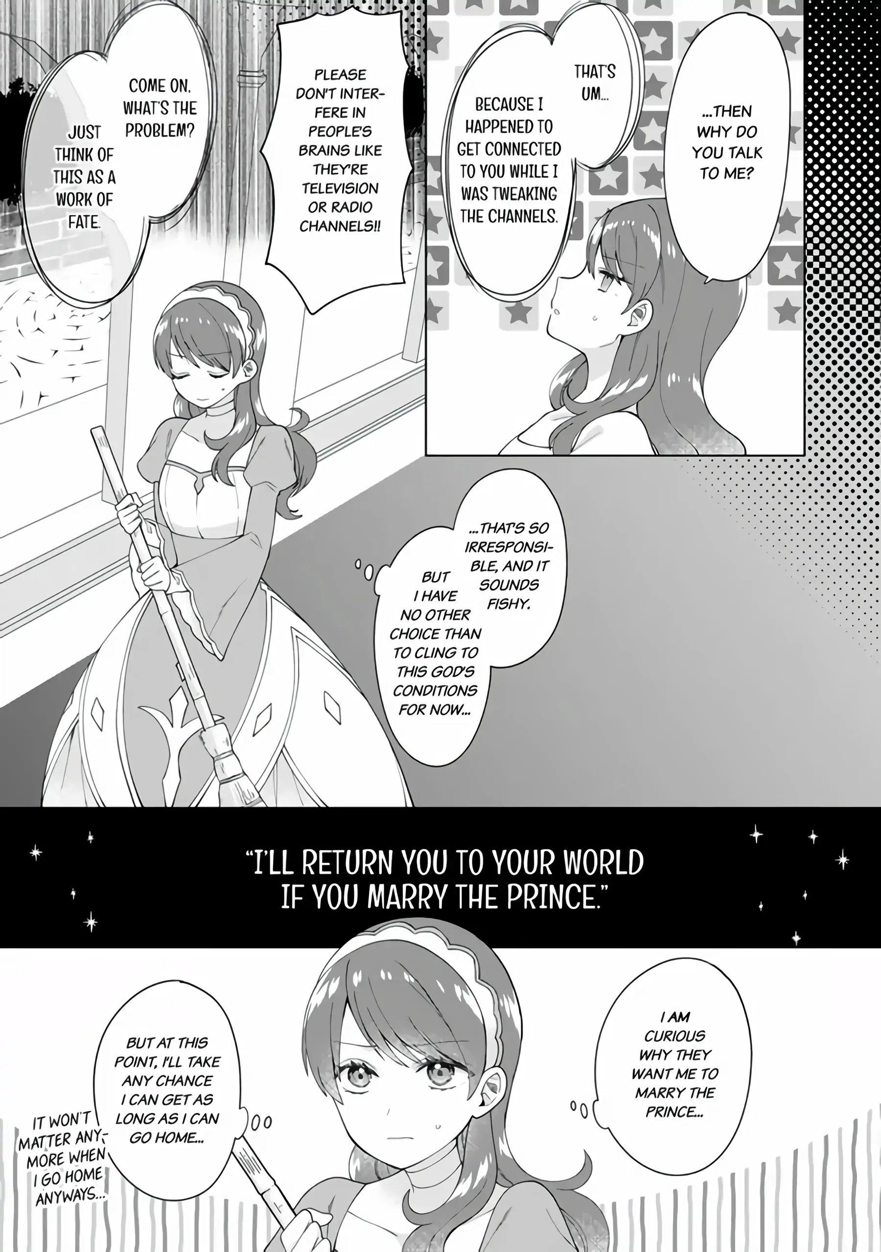 I'm a (Fake) Saint Who Was Summoned to Another World, But Apparently I'm Fated to Die If I Don't Marry the Prince Chapter 3 - page 7