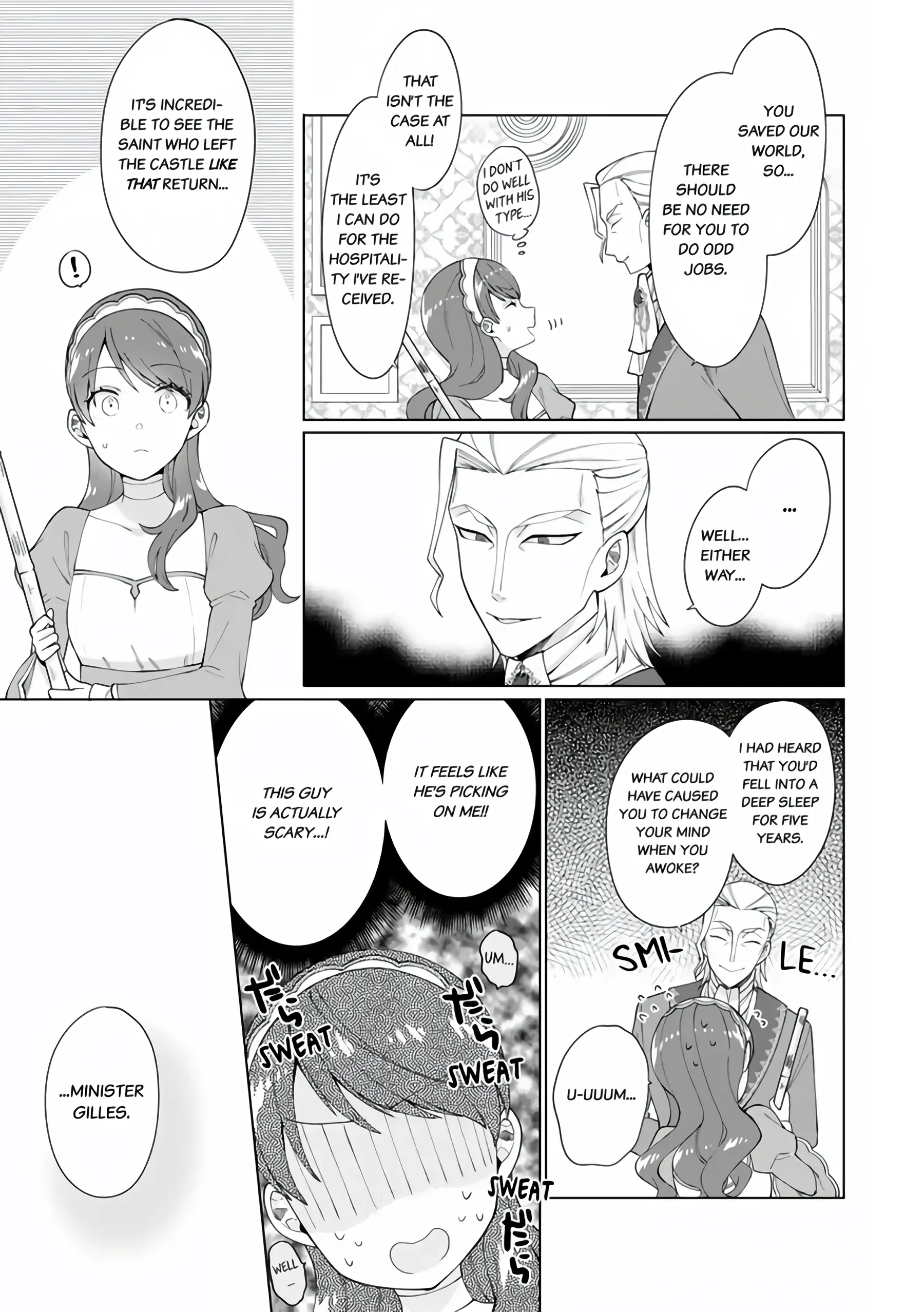 I'm a (Fake) Saint Who Was Summoned to Another World, But Apparently I'm Fated to Die If I Don't Marry the Prince Chapter 4 - page 3