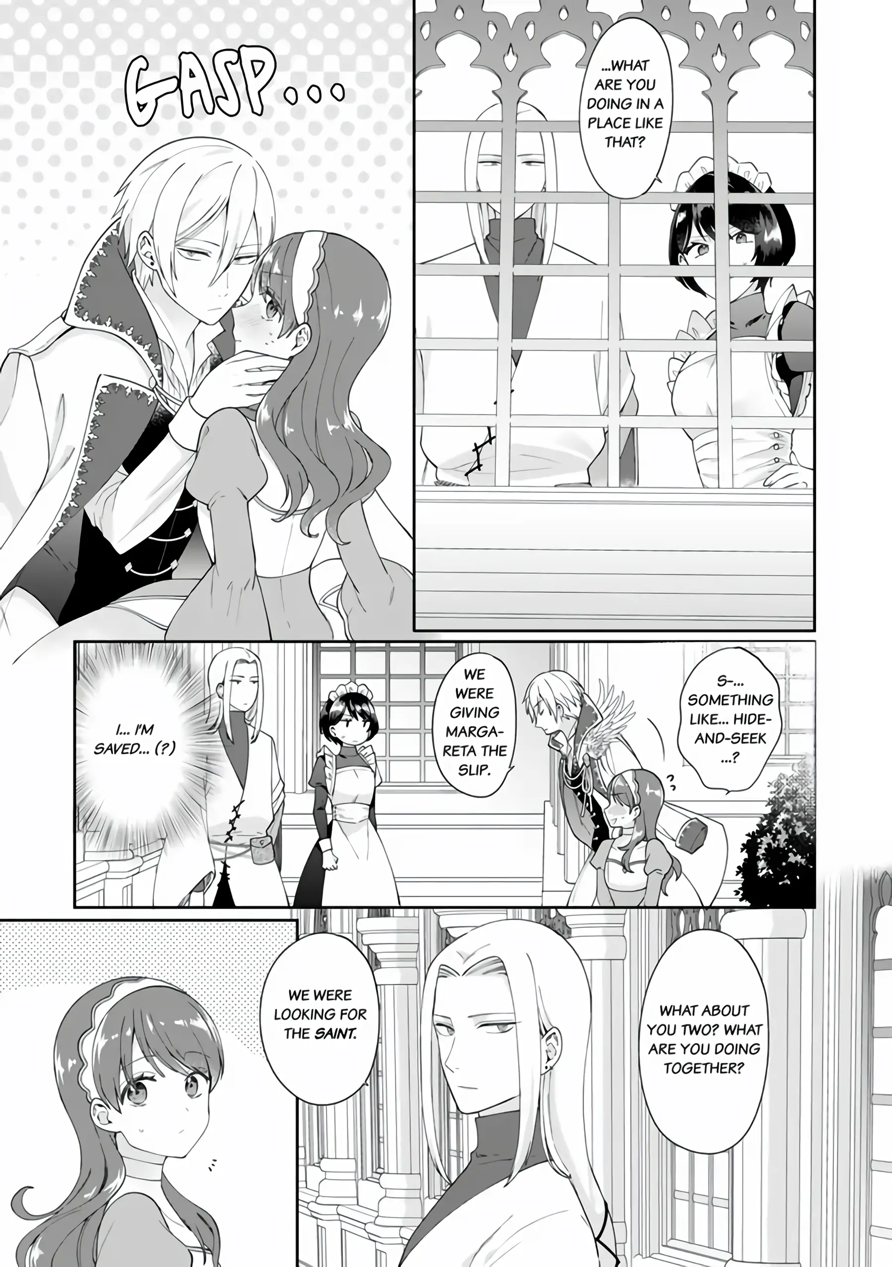 I'm a (Fake) Saint Who Was Summoned to Another World, But Apparently I'm Fated to Die If I Don't Marry the Prince Chapter 5 - page 7