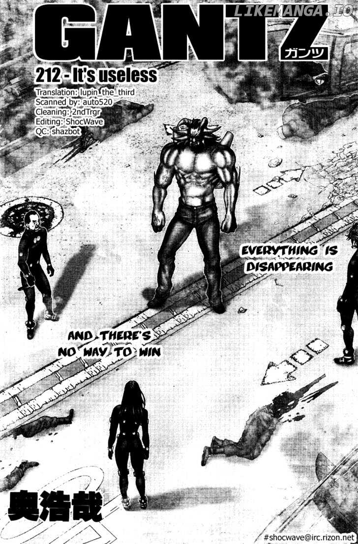 Gantz - Manga Chapter 212 - page 2
