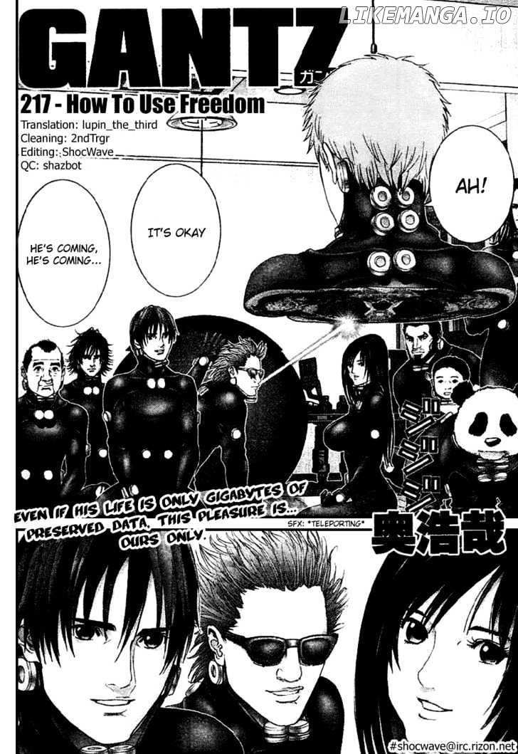 Gantz - Manga Chapter 217 - page 2