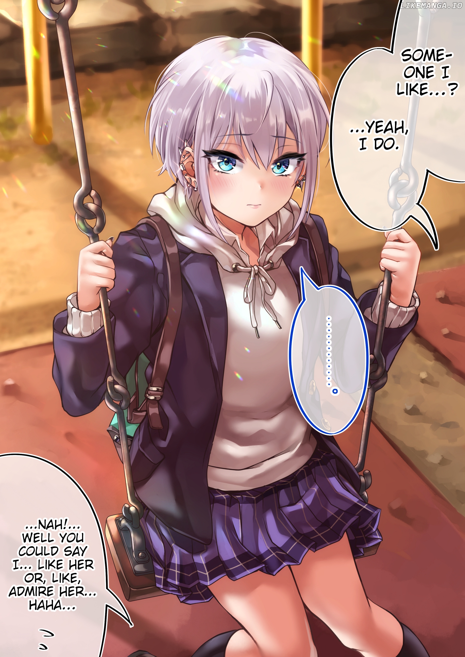 The Story of an Otaku and a Gyaru Falling in Love chapter 95.2 - page 2