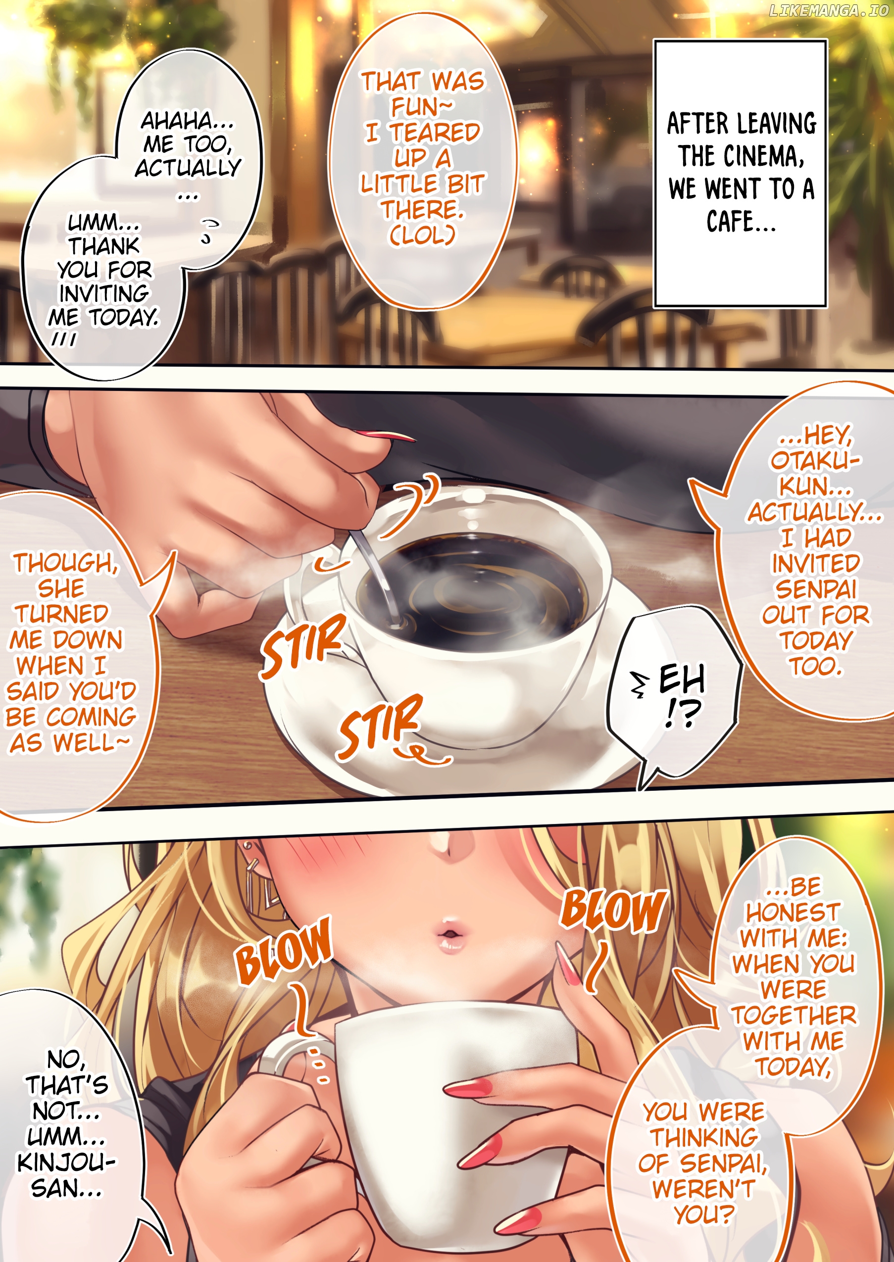 The Story of an Otaku and a Gyaru Falling in Love chapter 98.3 - page 1