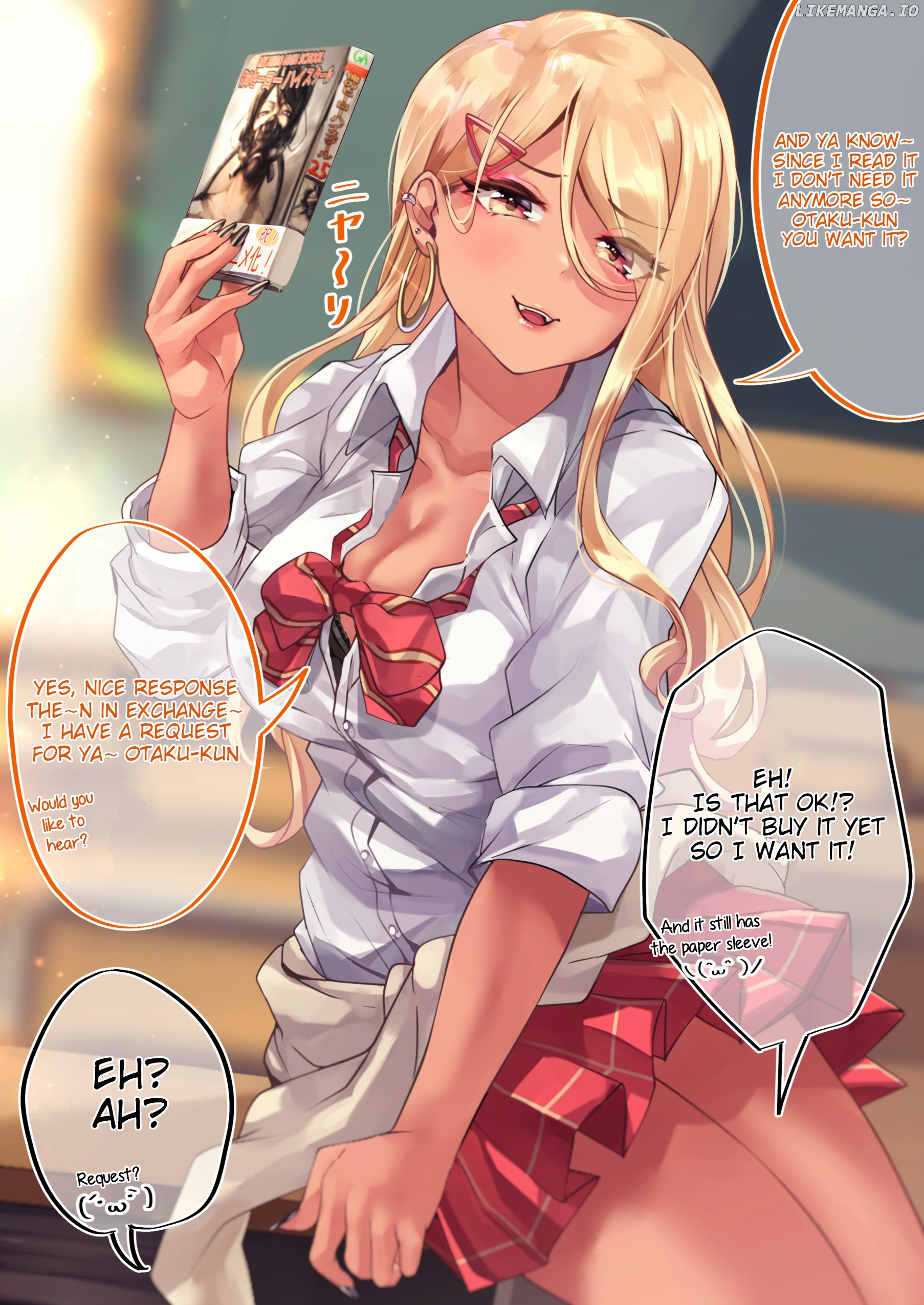 The Story of an Otaku and a Gyaru Falling in Love chapter 21 - page 2