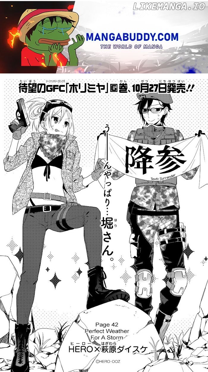 Hori-san to Miyamura-kun chapter 42 - page 1