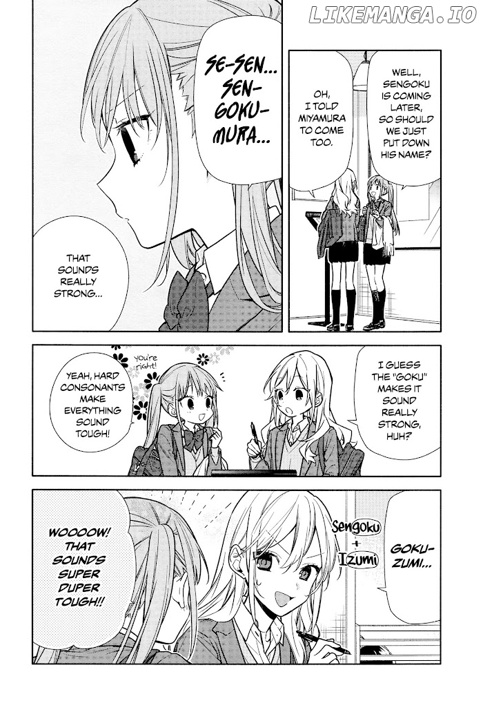 Hori-san to Miyamura-kun chapter 102 - page 2
