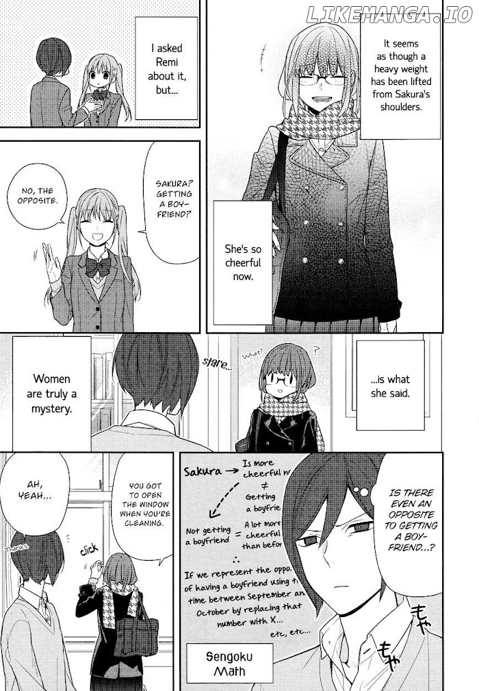 Hori-san to Miyamura-kun chapter 61 - page 3