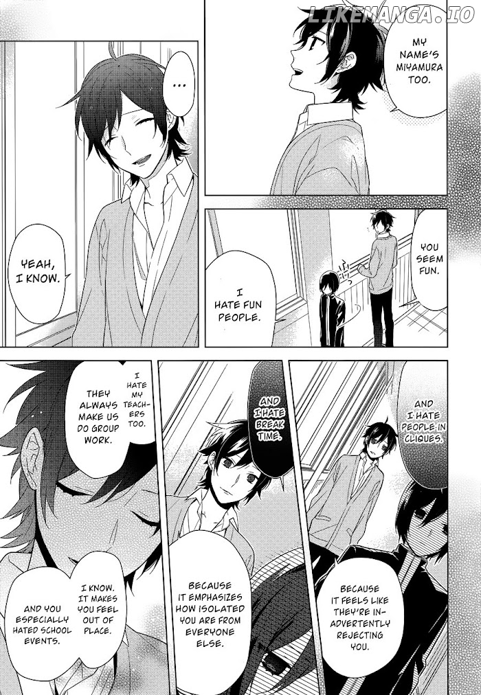 Hori-san to Miyamura-kun chapter 38 - page 3