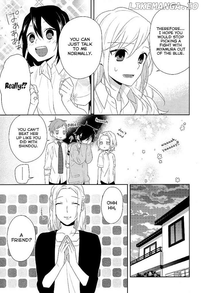 Hori-san to Miyamura-kun chapter 29 - page 19