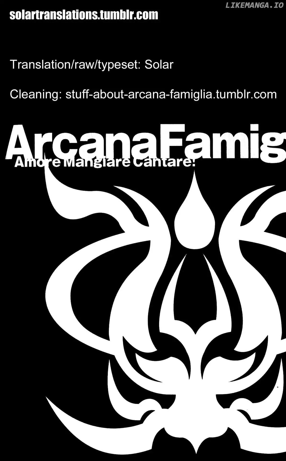 Arcana Famiglia - Amore Mangiare Cantare! chapter 15 - page 1