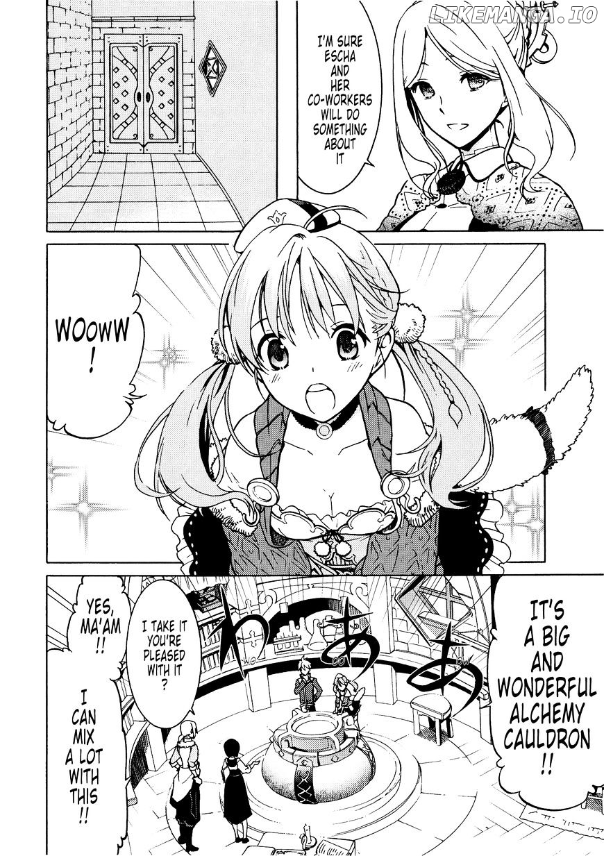 Escha & Logy no Atelier - Tasogare no Sora no Renkinjutsushi chapter 3 - page 4