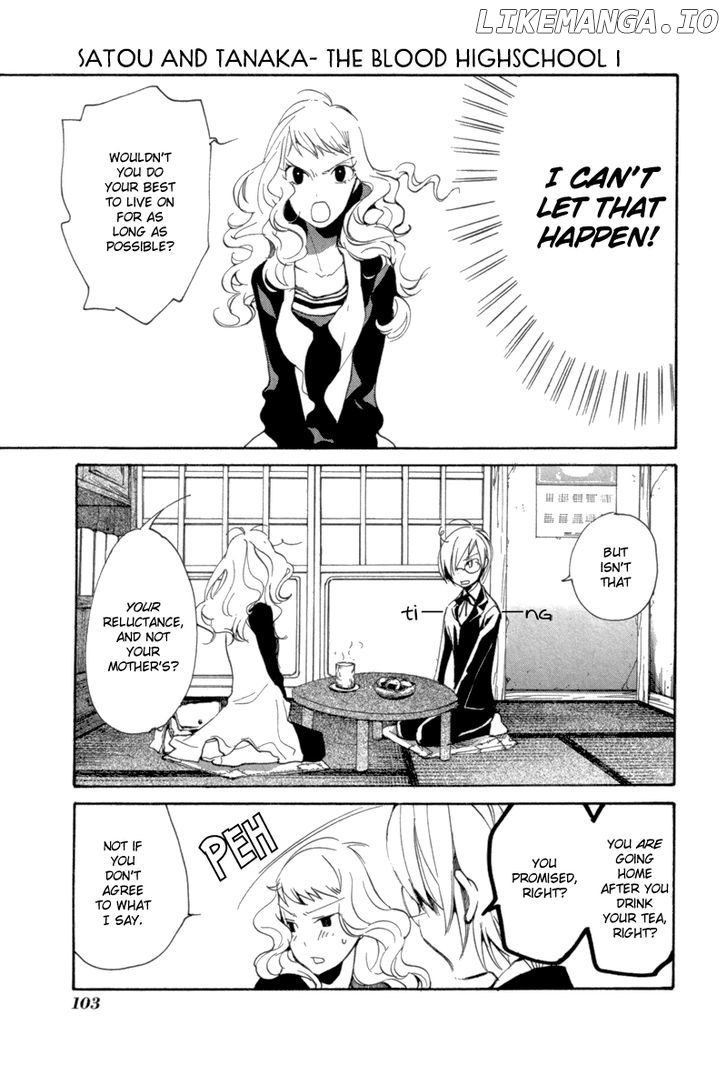 Satou-kun to Tanaka-san - The Blood Highschool chapter 7 - page 5