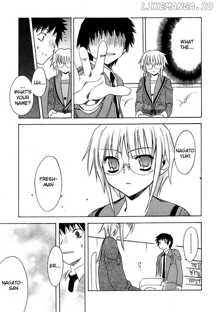 Suzumiya Haruhi no Yuuutsu chapter 1 - page 29