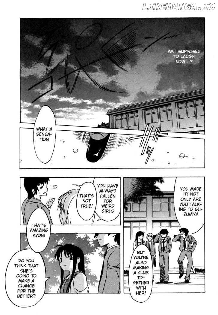 Suzumiya Haruhi no Yuuutsu chapter 1 - page 33