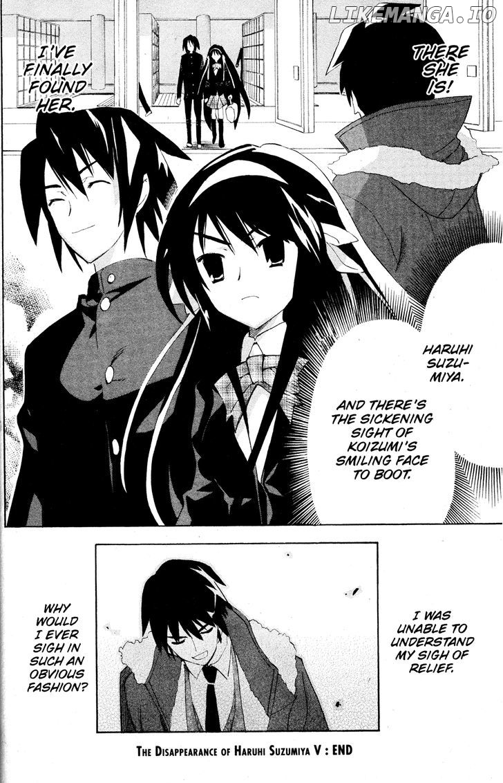 Suzumiya Haruhi no Yuuutsu chapter 39 - page 35