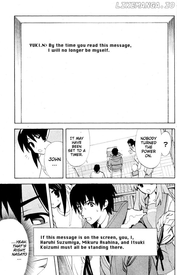 Suzumiya Haruhi no Yuuutsu chapter 41 - page 9