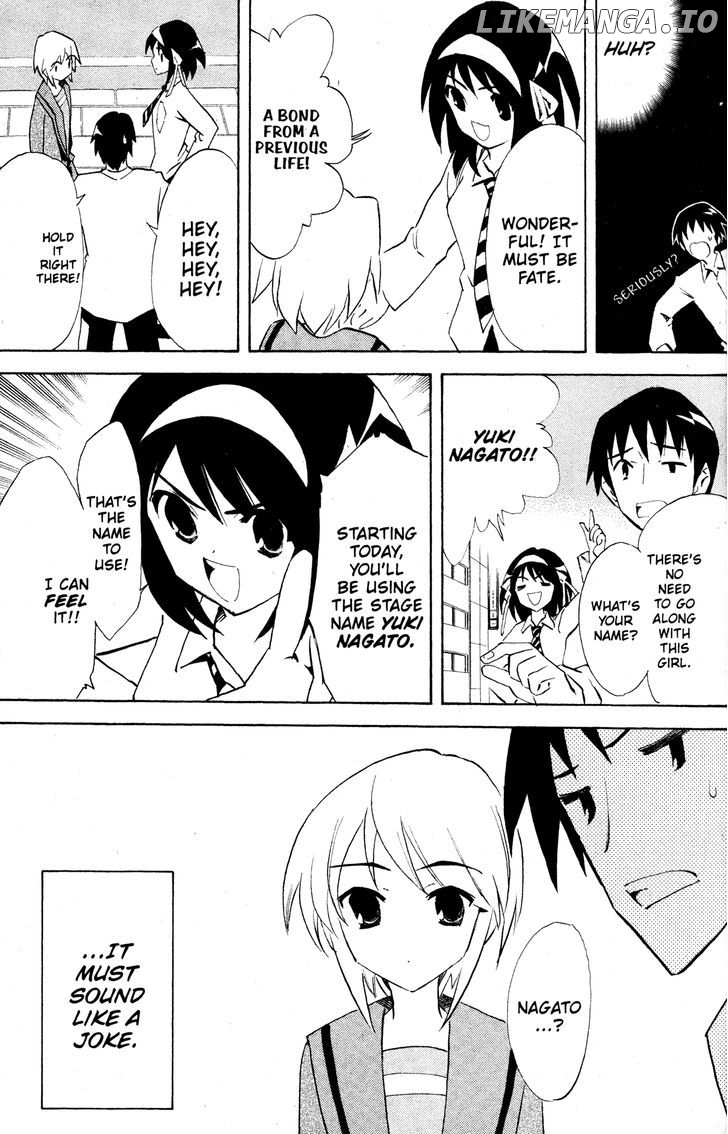 Suzumiya Haruhi no Yuuutsu chapter 41.1 - page 8