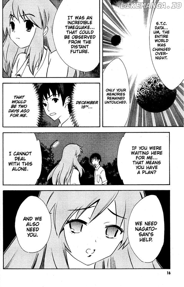 Suzumiya Haruhi no Yuuutsu chapter 42 - page 17