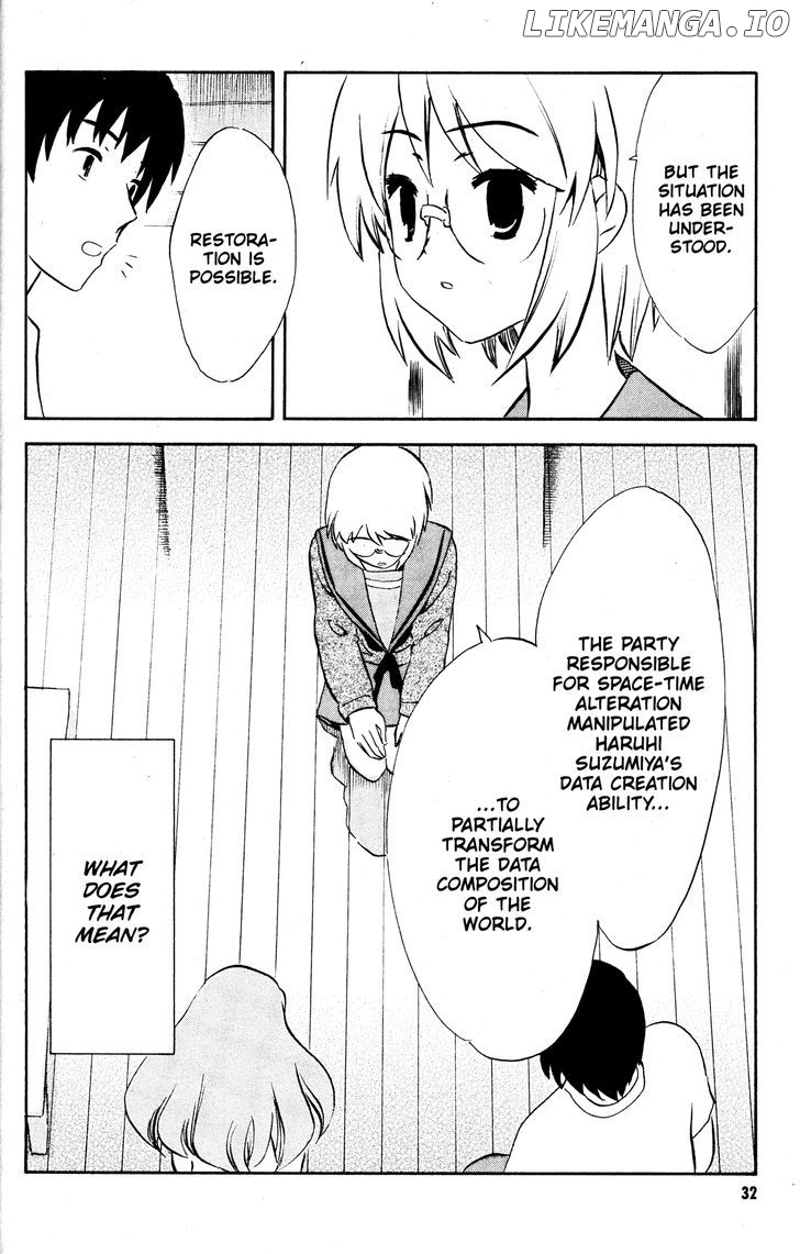 Suzumiya Haruhi no Yuuutsu chapter 42 - page 33