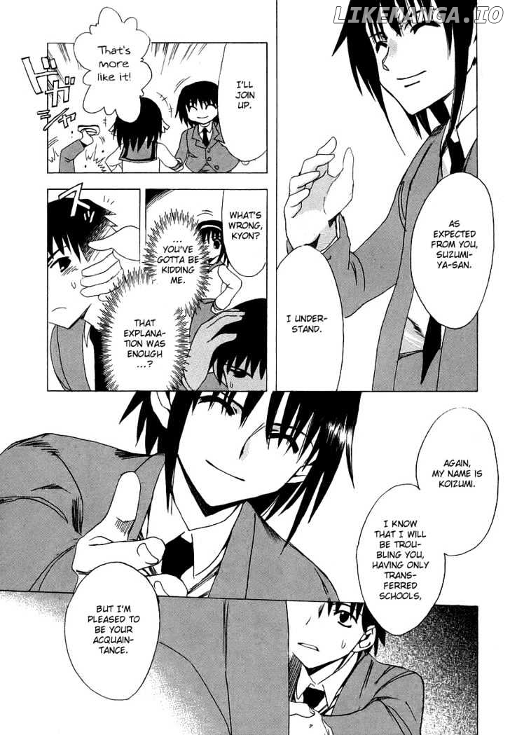 Suzumiya Haruhi no Yuuutsu chapter 5 - page 9