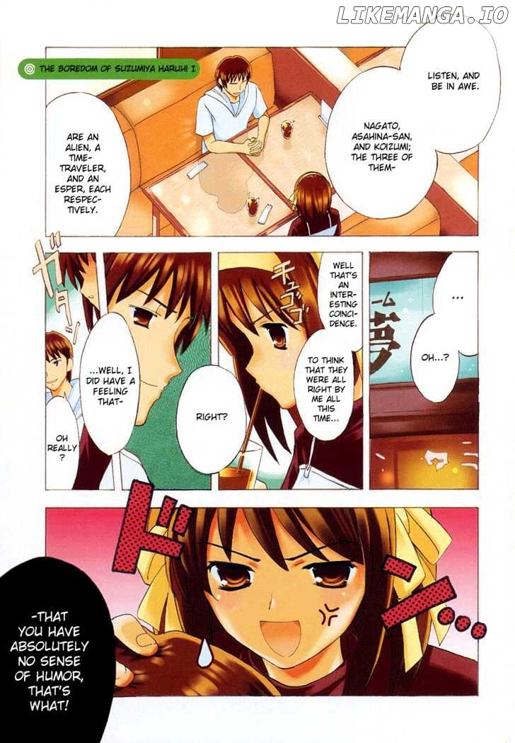 Suzumiya Haruhi no Yuuutsu chapter 10 - page 3