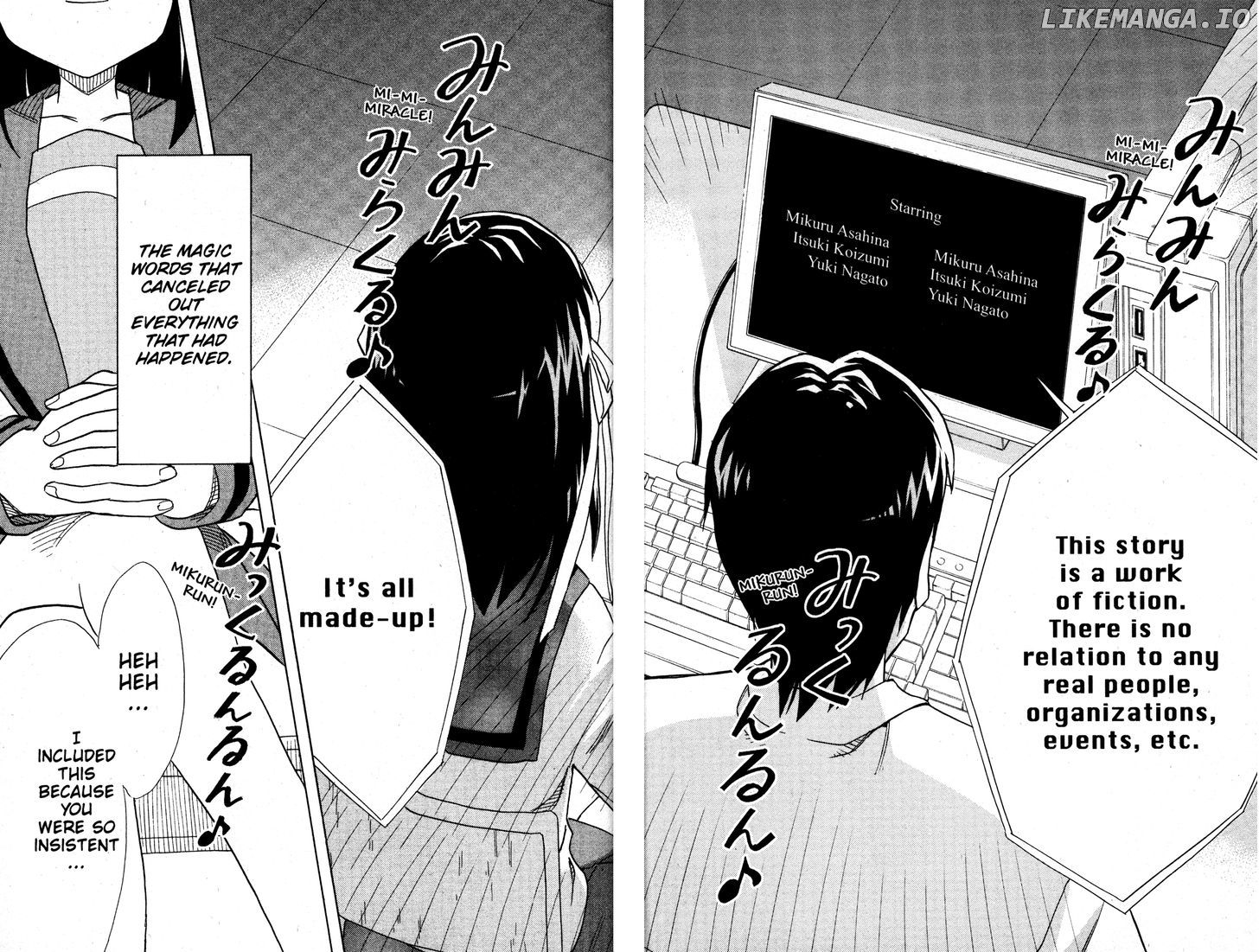 Suzumiya Haruhi no Yuuutsu chapter 28 - page 34