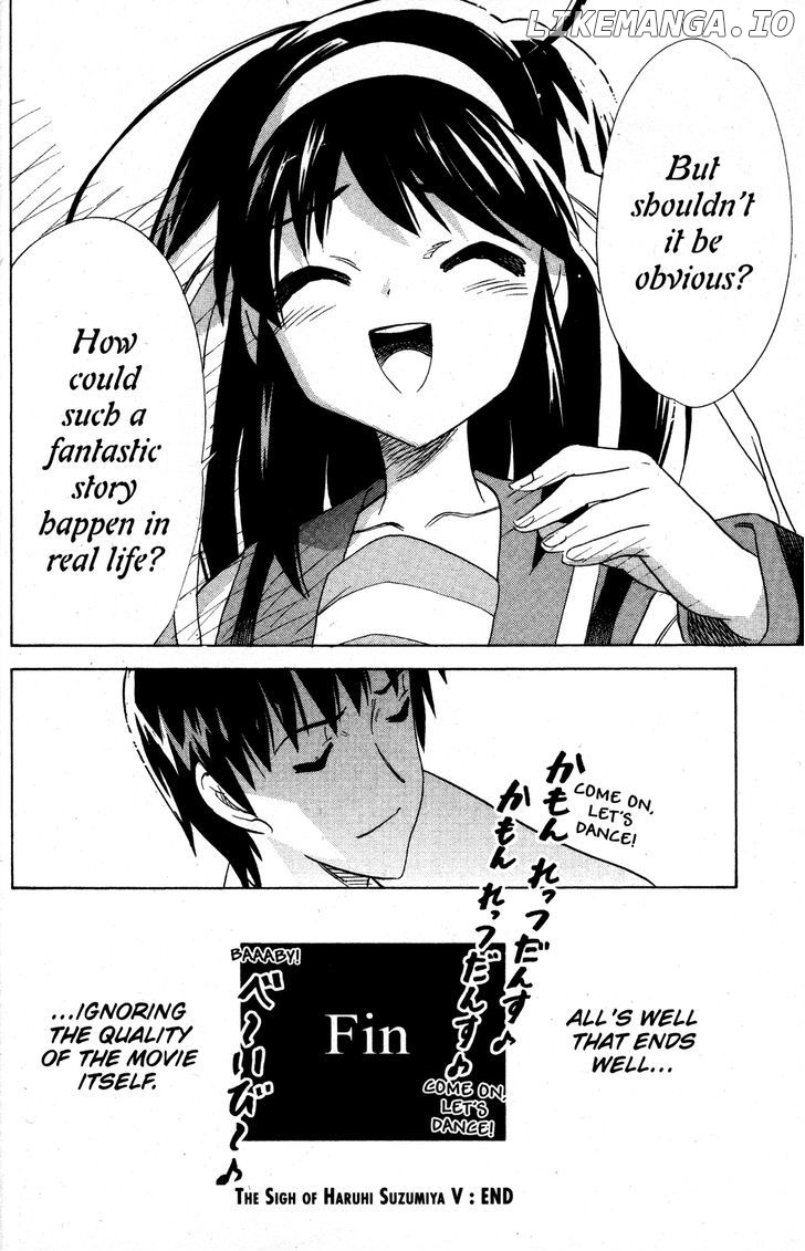 Suzumiya Haruhi no Yuuutsu chapter 28 - page 35