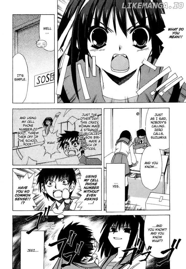 Suzumiya Haruhi no Yuuutsu chapter 3 - page 4