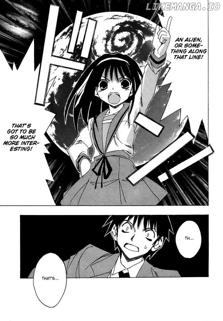 Suzumiya Haruhi no Yuuutsu chapter 3 - page 9
