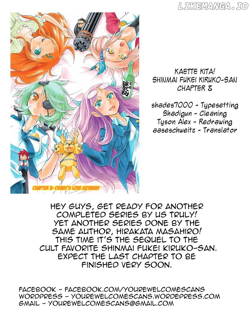 Kaette Kita! Shinmai Fukei Kiruko-San chapter 3 - page 19