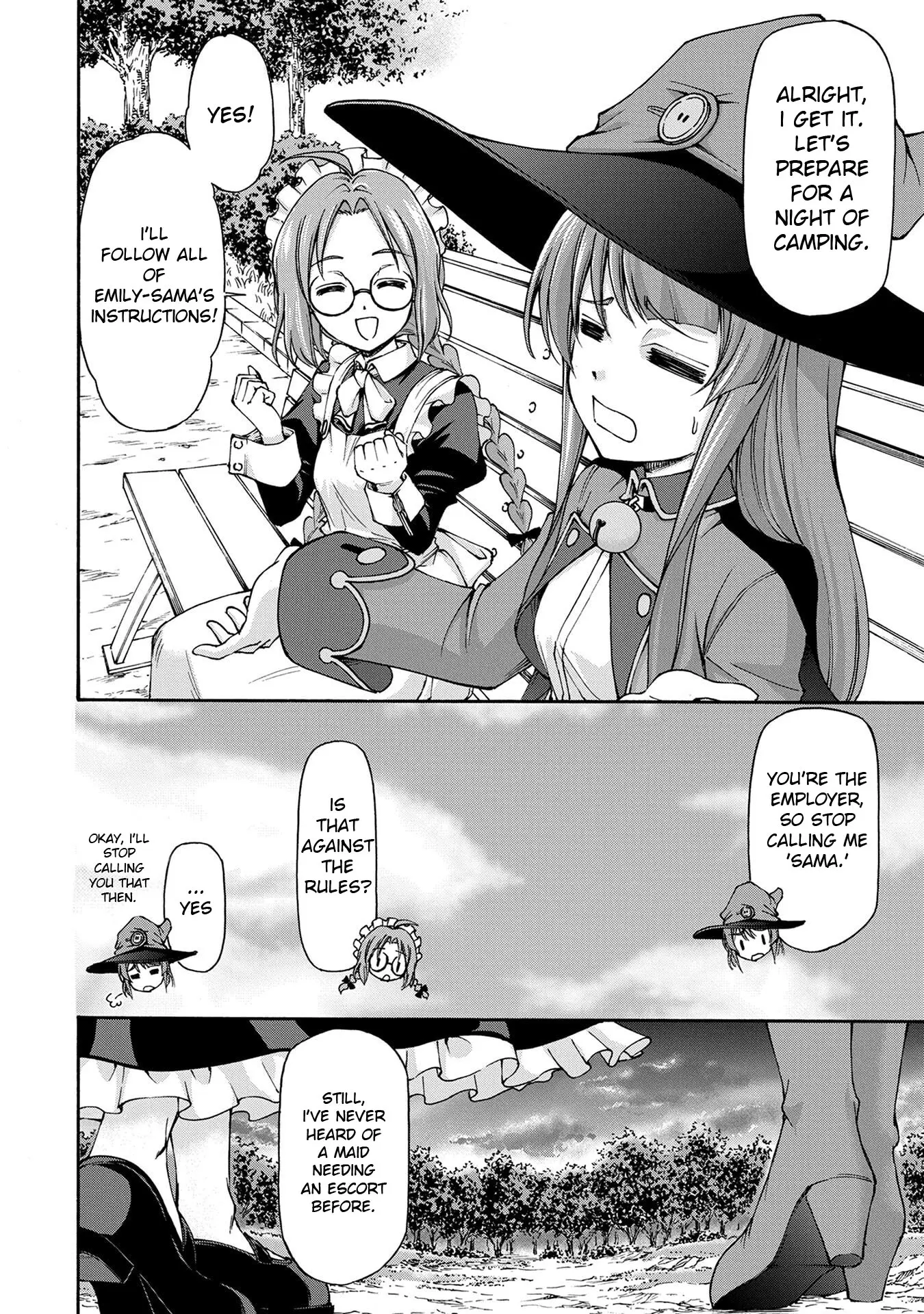 Maid nara Touzen desu. ~Nureginu wo Kiserareta Bannou Maid-san wa Tabi ni Deru Koto ni shimashita.~ chapter 1 - page 41