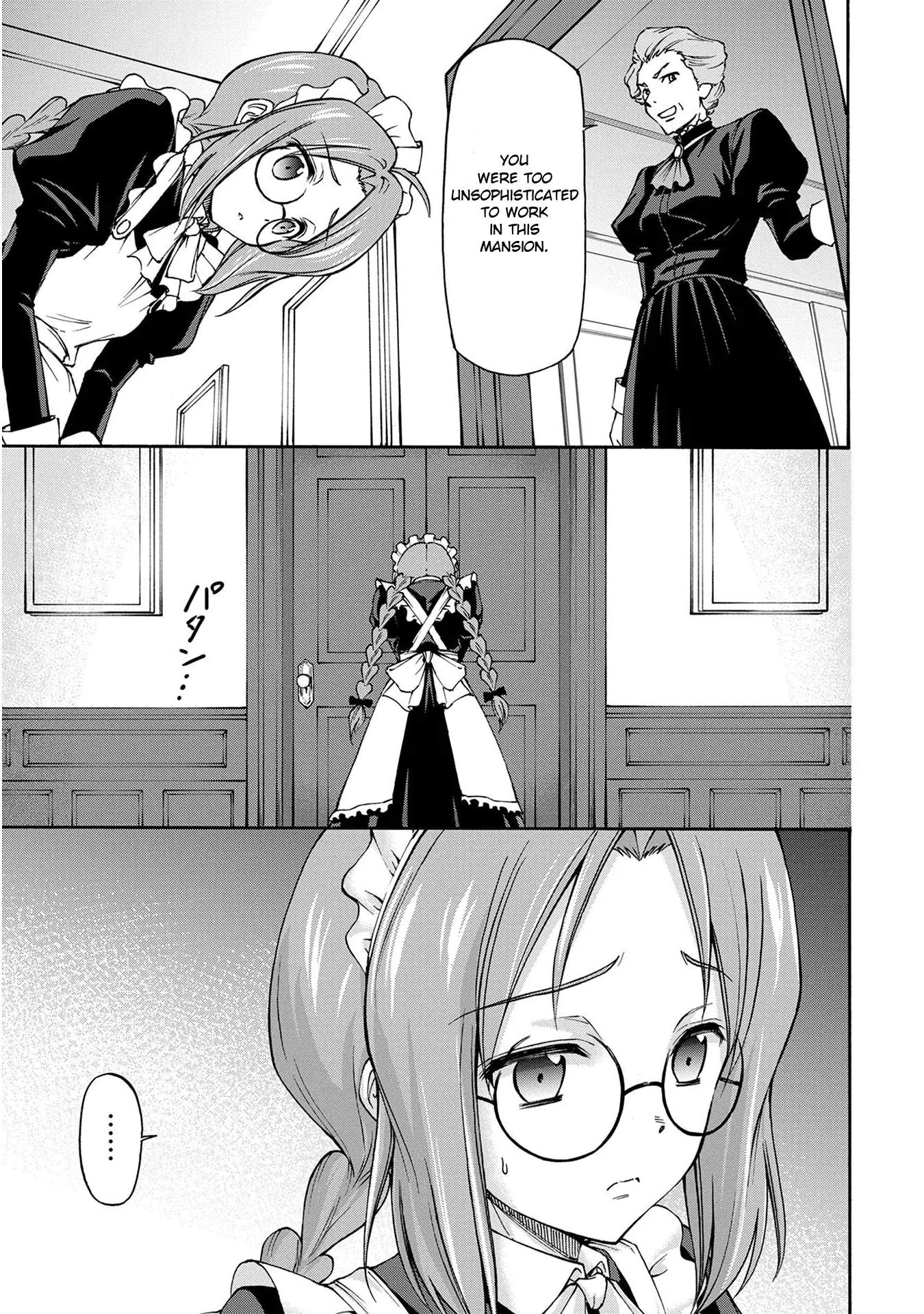 Maid nara Touzen desu. ~Nureginu wo Kiserareta Bannou Maid-san wa Tabi ni Deru Koto ni shimashita.~ chapter 1 - page 8