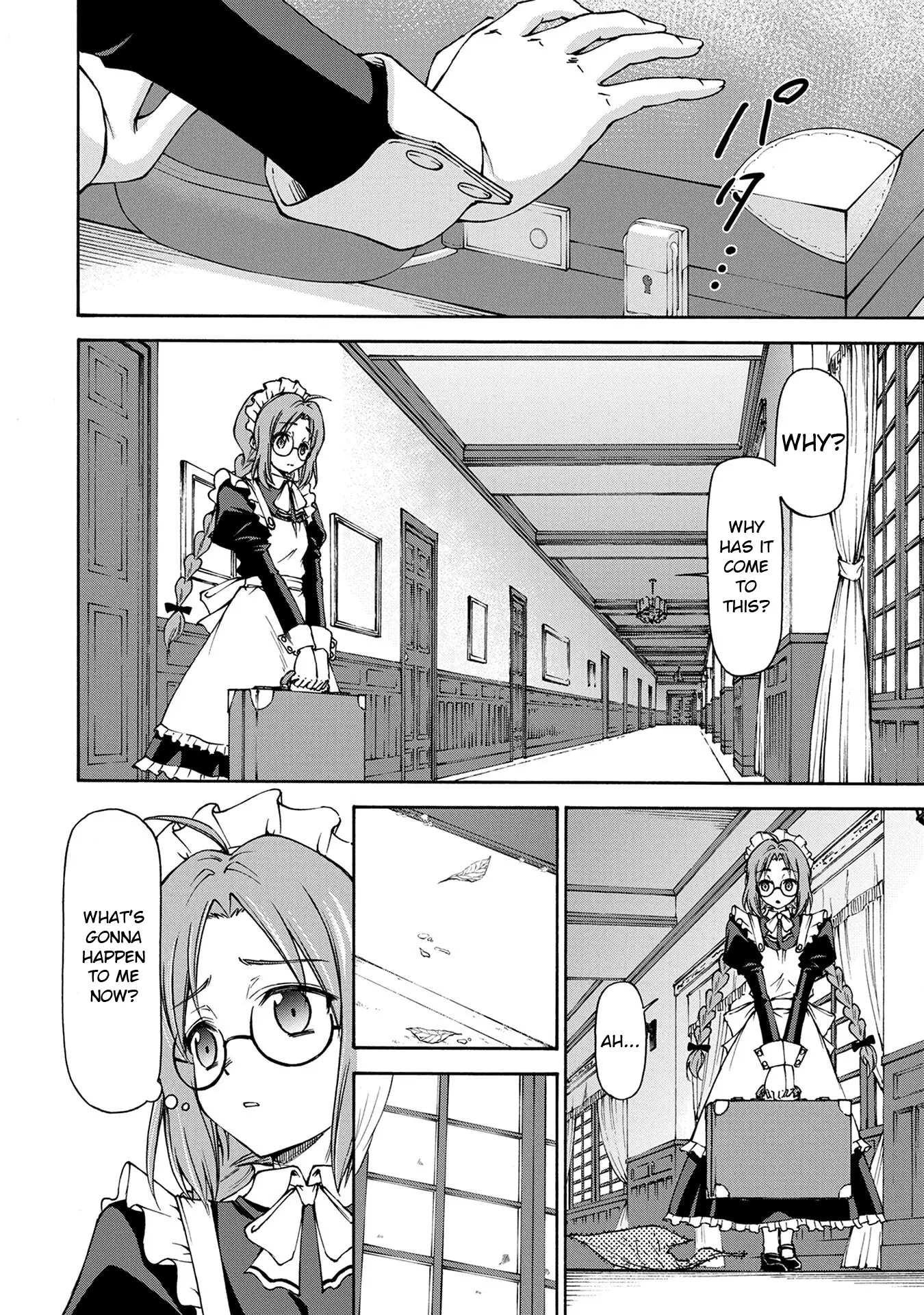 Maid nara Touzen desu. ~Nureginu wo Kiserareta Bannou Maid-san wa Tabi ni Deru Koto ni shimashita.~ chapter 1 - page 9