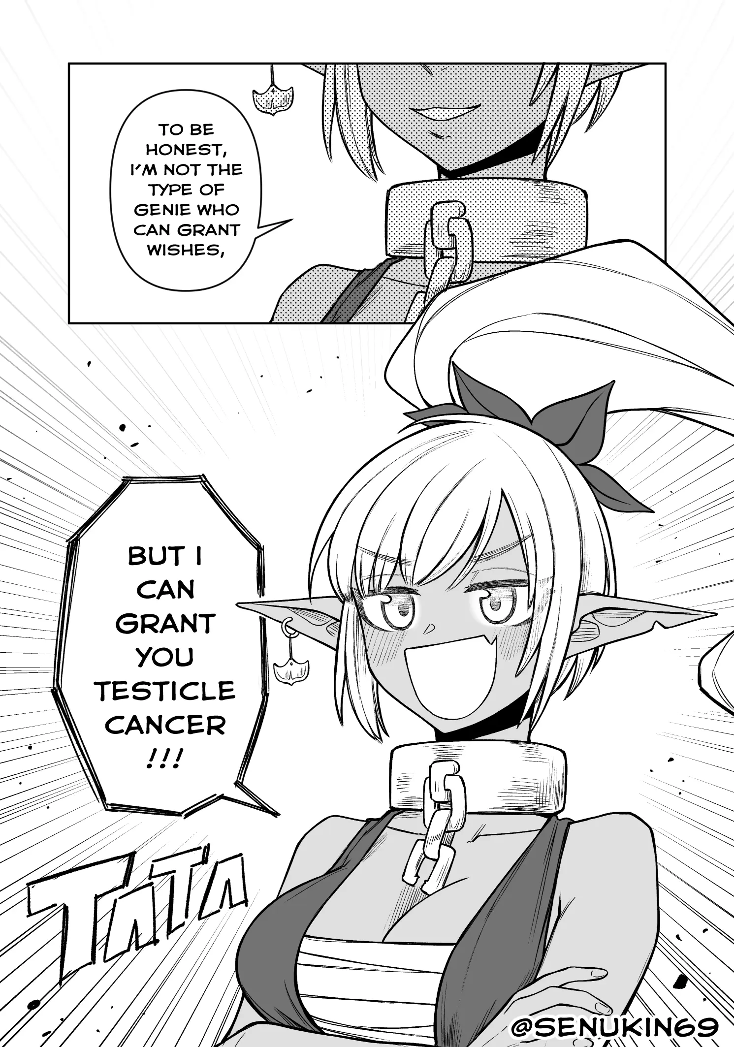 The Useless Genie and her Intrusive-thought Master chapter 1 - page 3