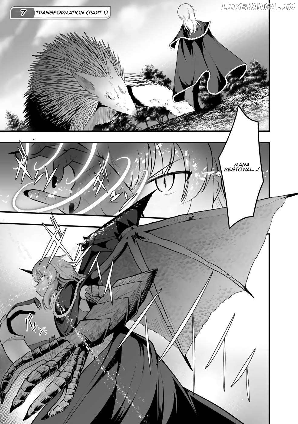 Sekaiju no Shita kara Hajimeru: Hanryuu Shoujo to Boku no Musou Life Chapter 7.1 - page 2