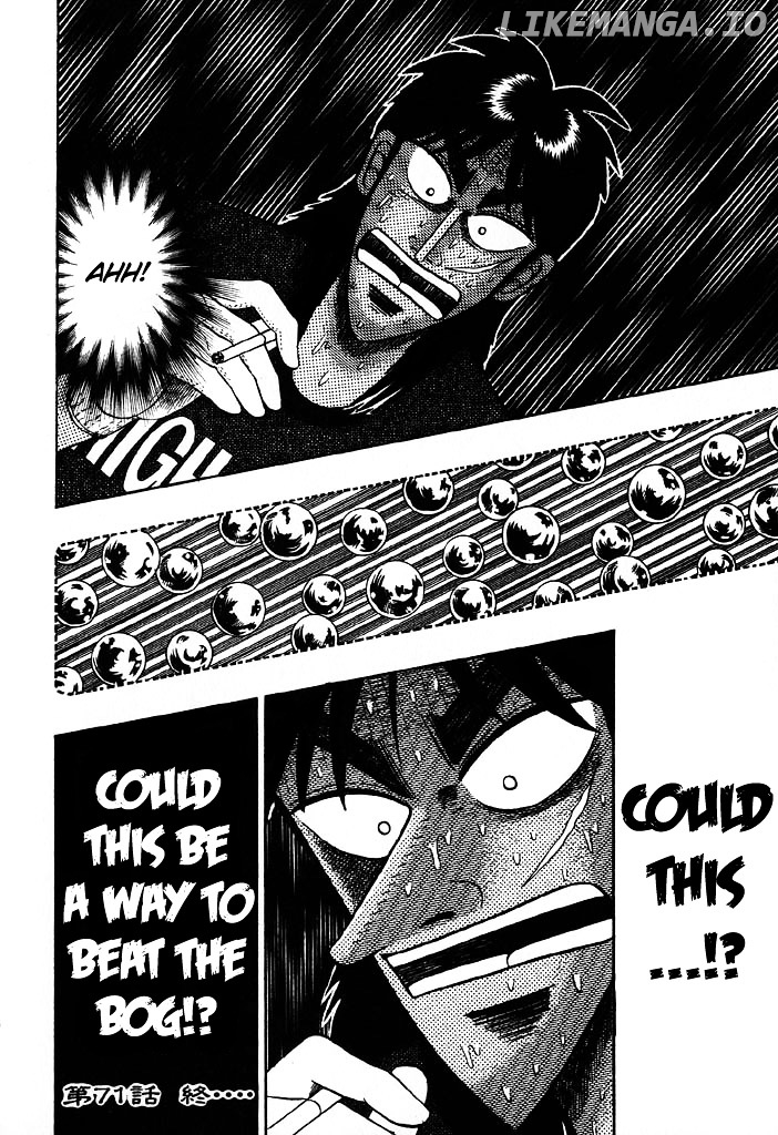 Tobaku Hakairoku Kaiji chapter 71 - page 22