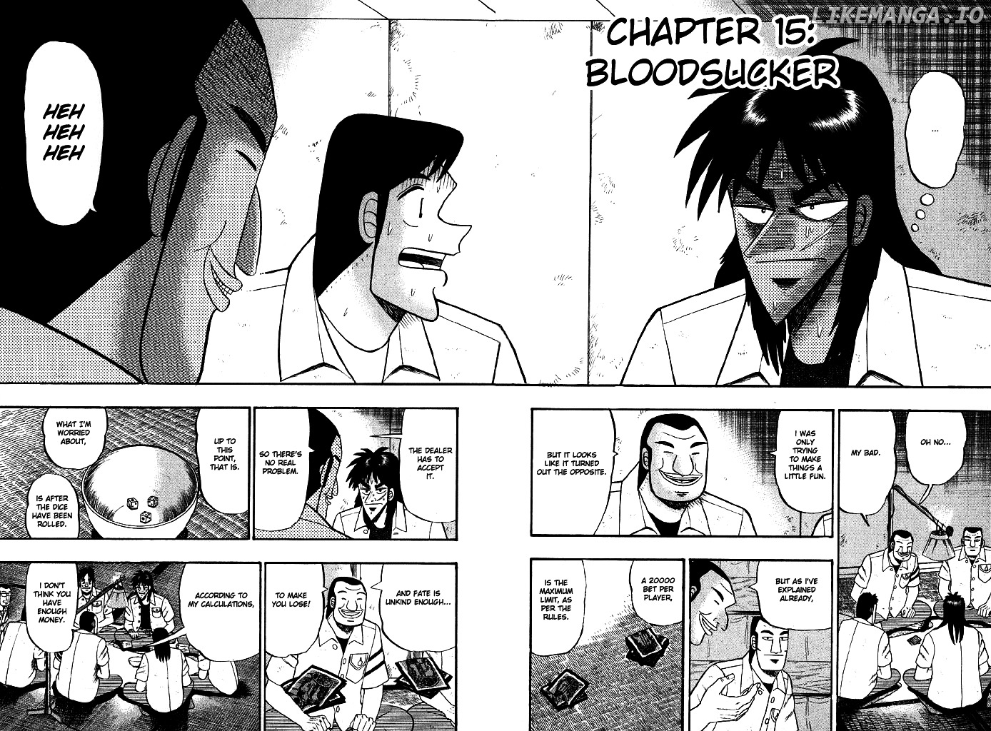 Tobaku Hakairoku Kaiji chapter 15 - page 2