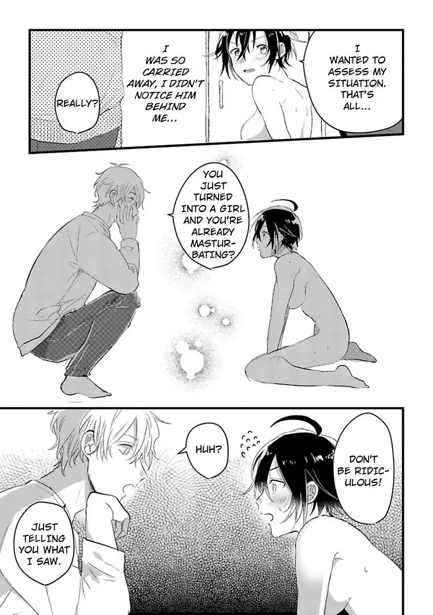 Nyotaika Shitara Kanojo No Futago No Ani To Shichaimashita Chapter 1 - page 23