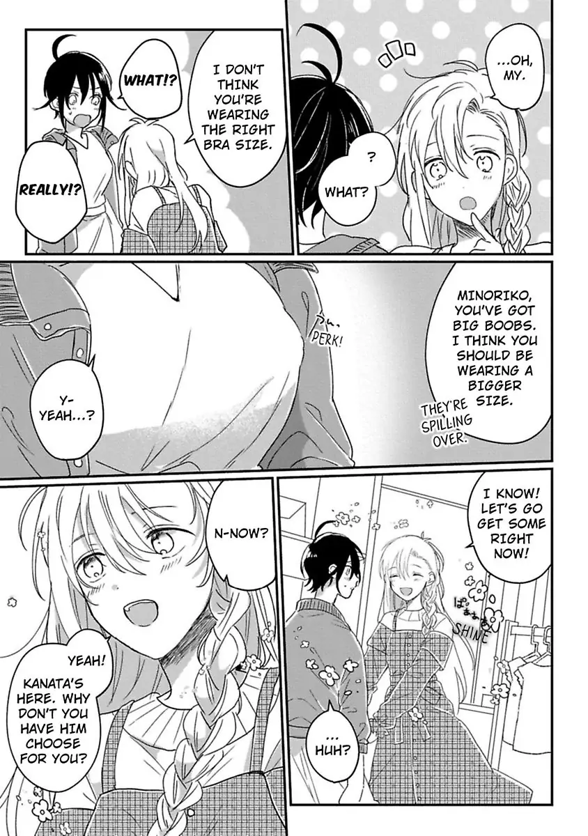Nyotaika Shitara Kanojo No Futago No Ani To Shichaimashita Chapter 4 - page 11
