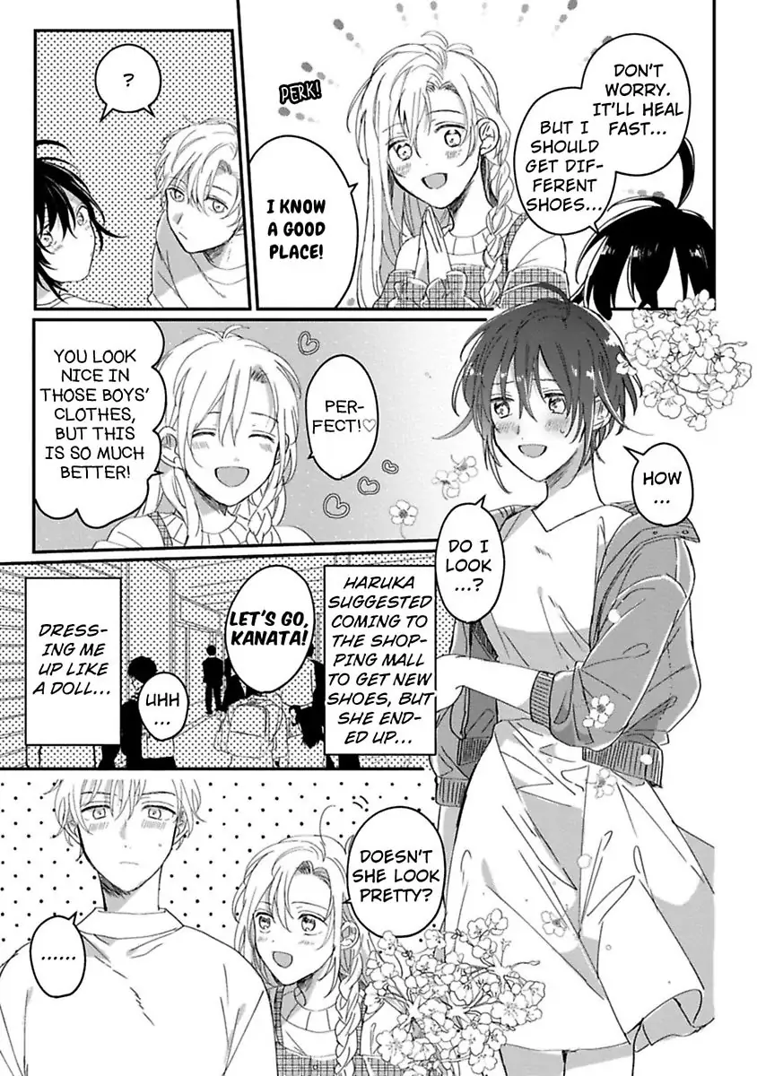 Nyotaika Shitara Kanojo No Futago No Ani To Shichaimashita Chapter 4 - page 9