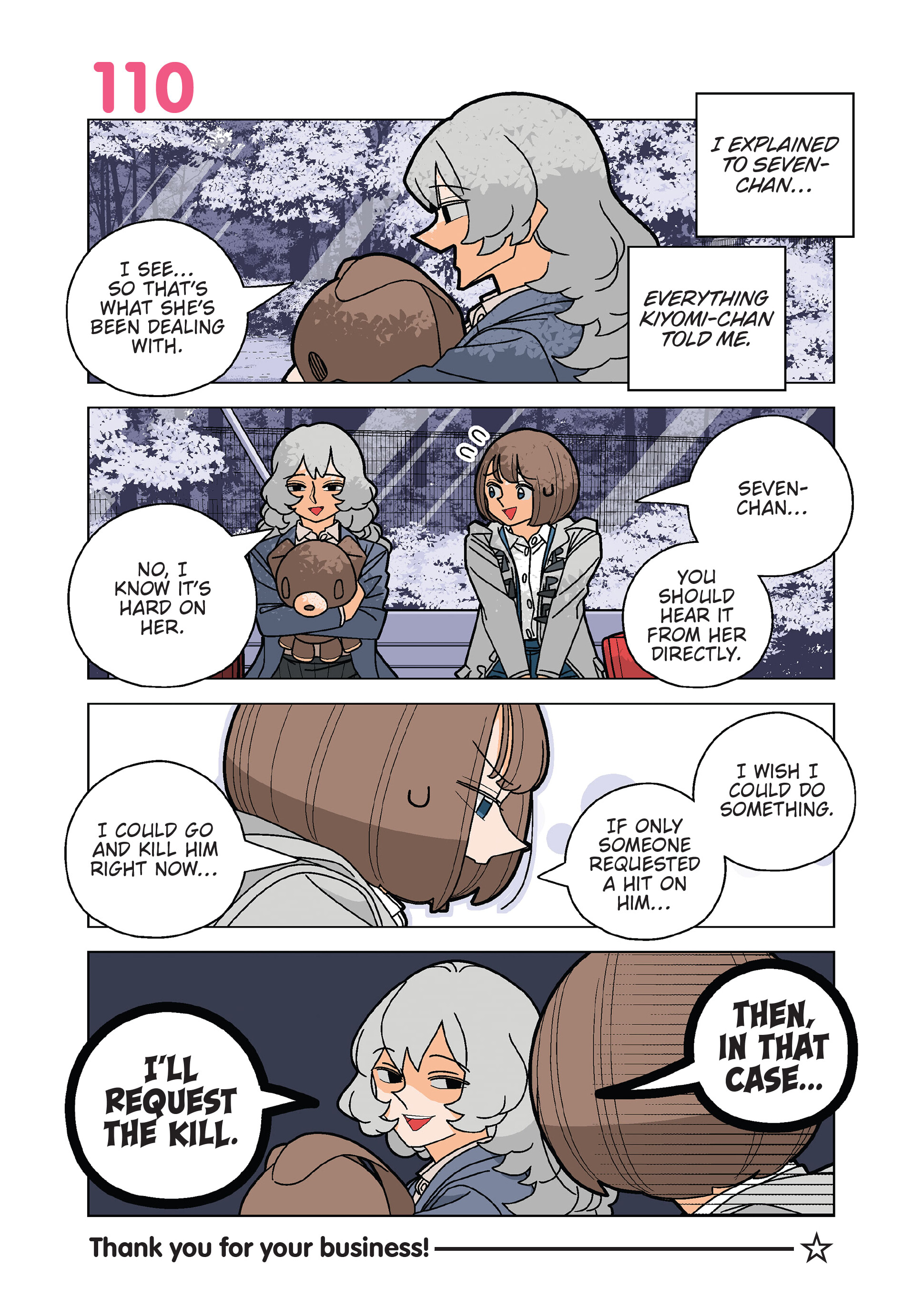 Kanako's Life as an Assassin chapter 110 - page 1