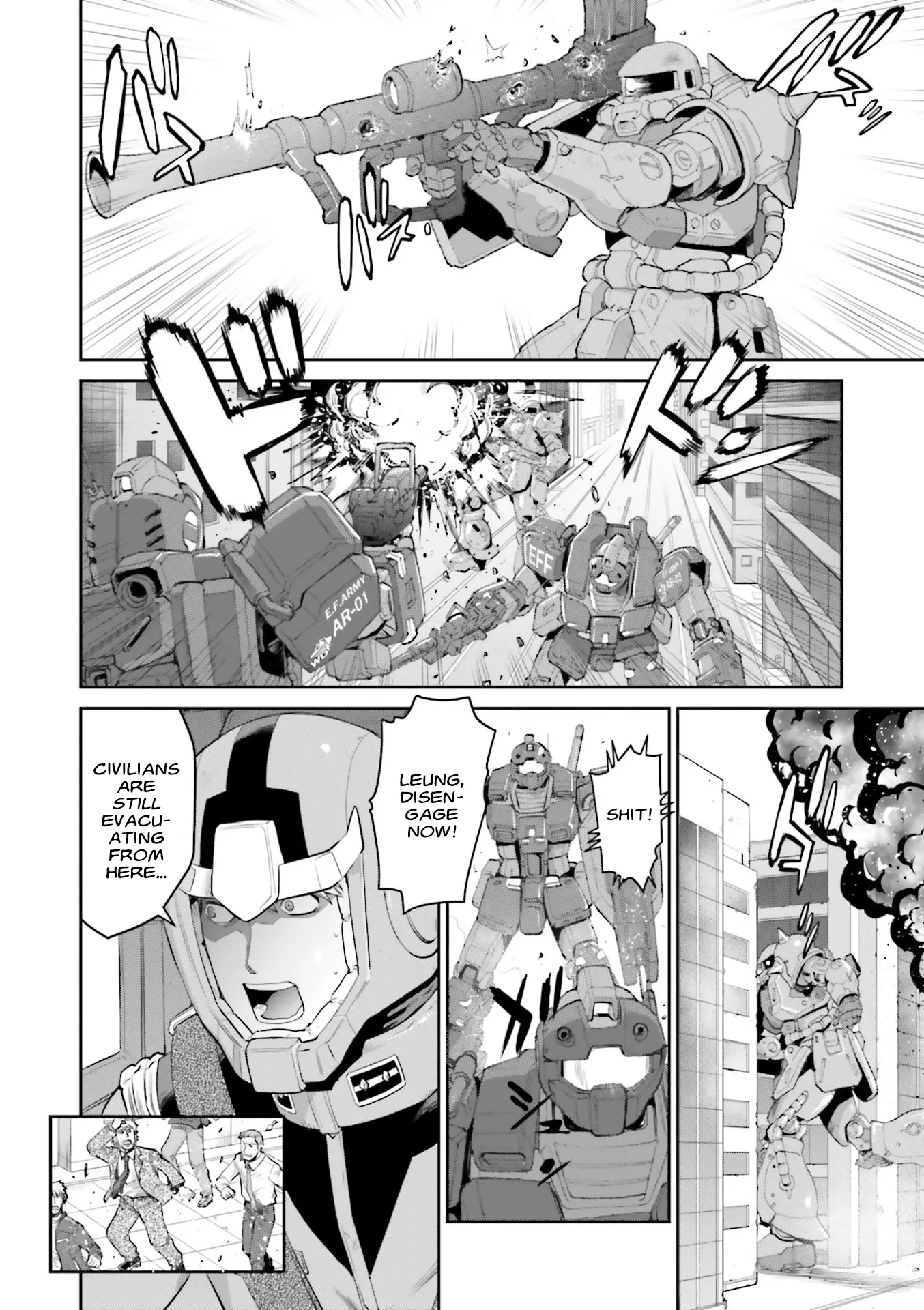 Mobile Suit Gundam Ground Zero – Rise From The Ashes chapter 5 - page 12