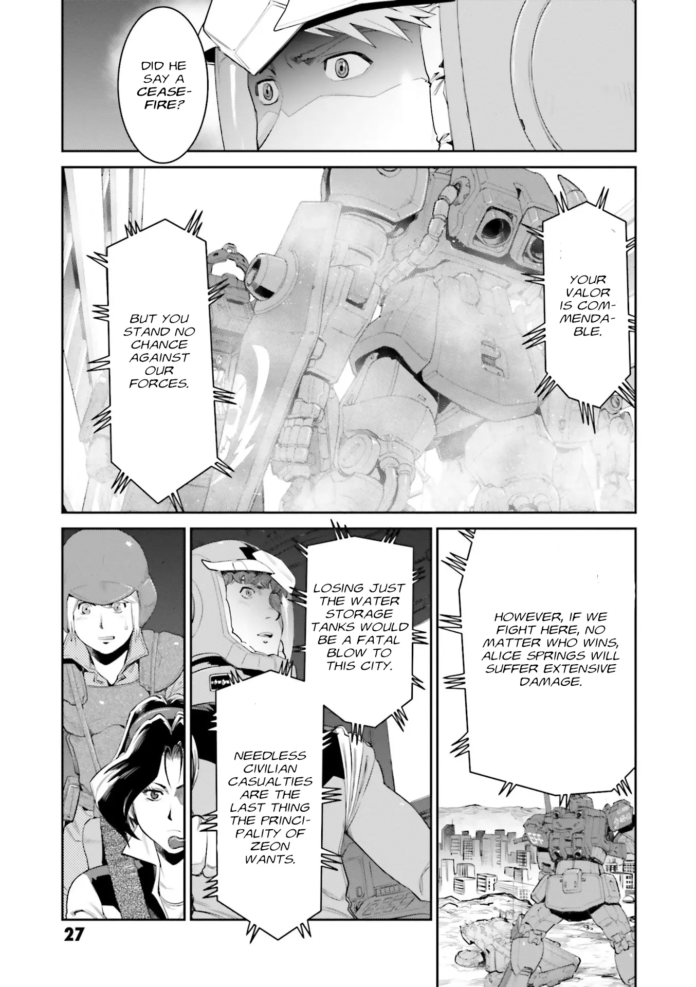 Mobile Suit Gundam Ground Zero – Rise From The Ashes chapter 5 - page 27