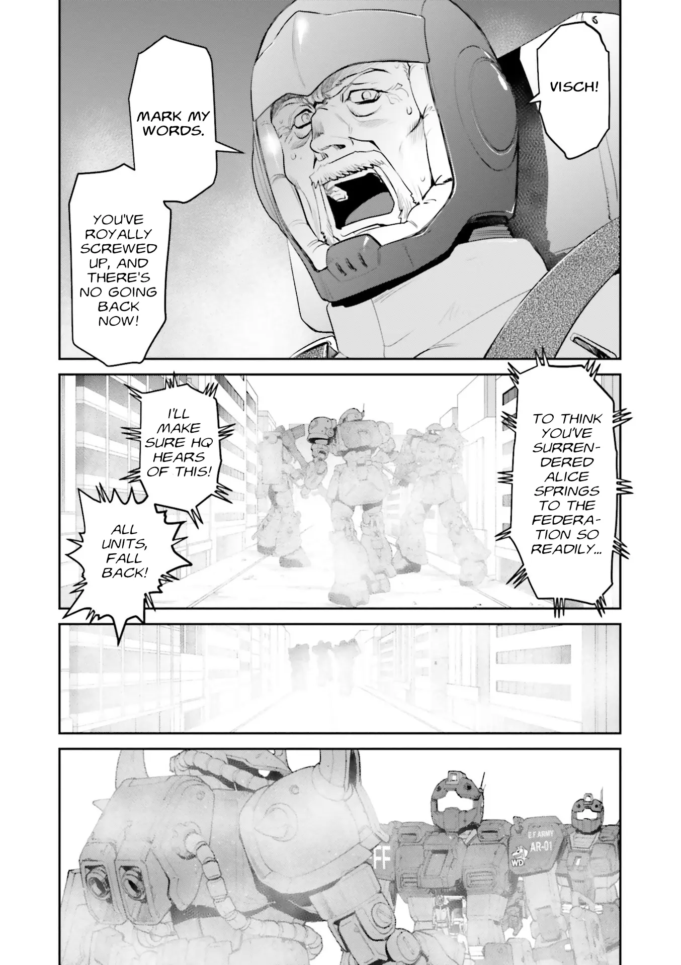 Mobile Suit Gundam Ground Zero – Rise From The Ashes chapter 5 - page 34