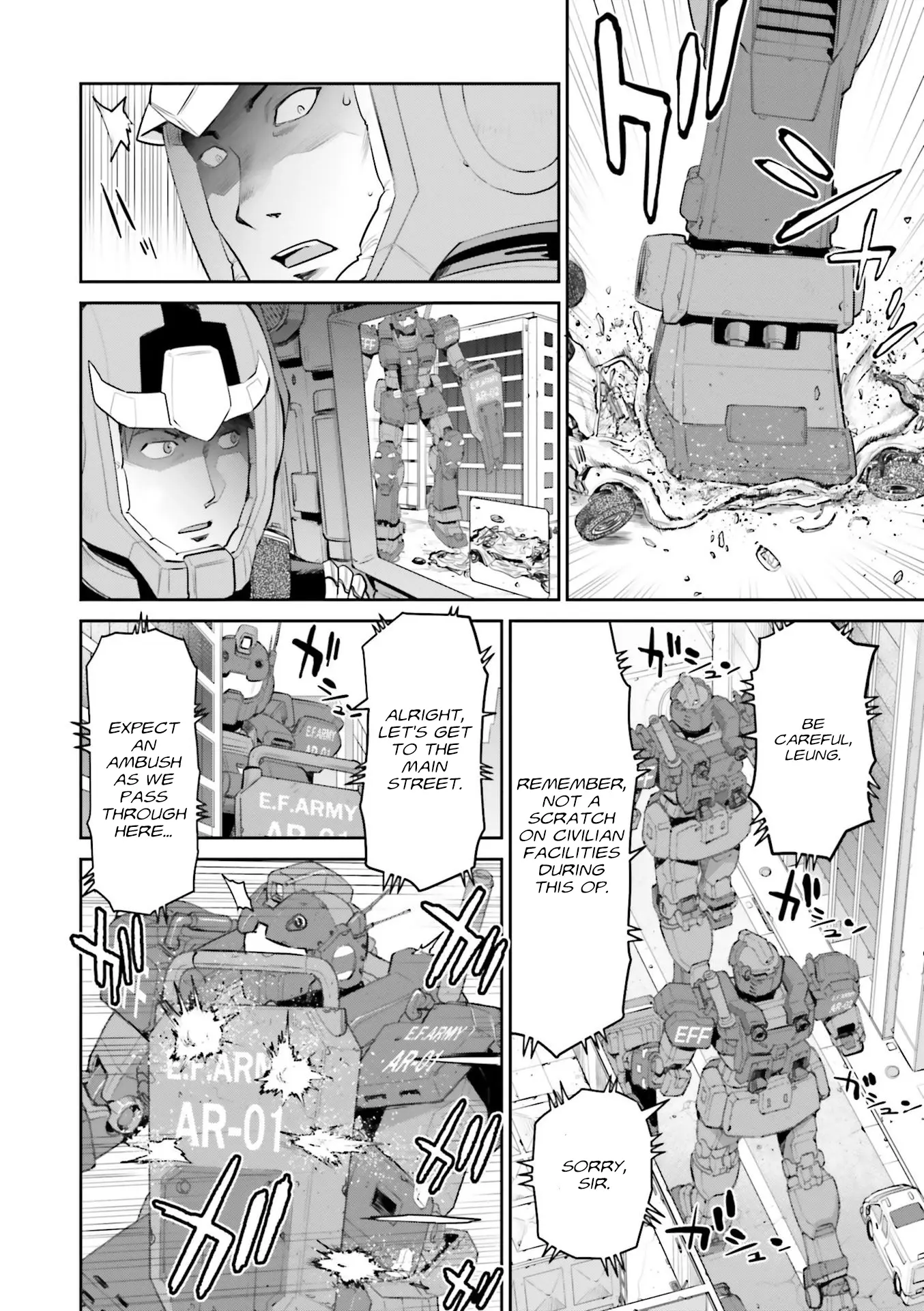 Mobile Suit Gundam Ground Zero – Rise From The Ashes chapter 5 - page 8